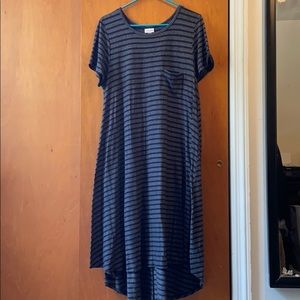 Lularoe M black and gray Carly